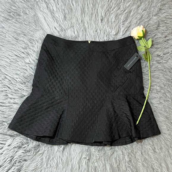 Worthington Dresses & Skirts - NWT WORTHINGTON Black Circle Jaguar Pencil Skirt w/Flared Bottom, Size 14T